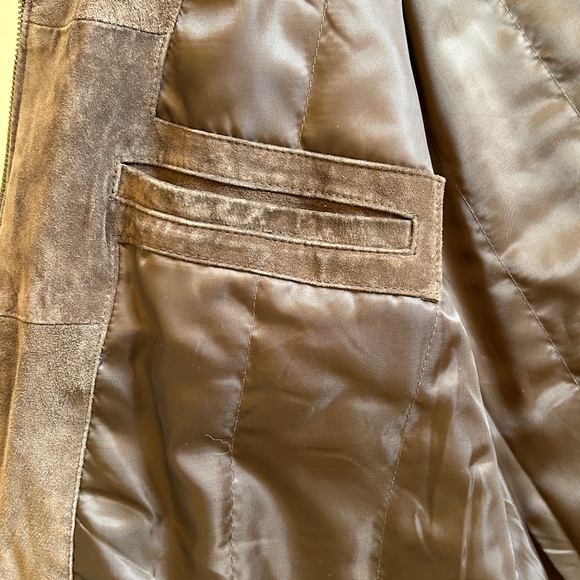 Sonoma Genuine Leather Brown‎ Suede Men's Jacket - Picture 9 of 14